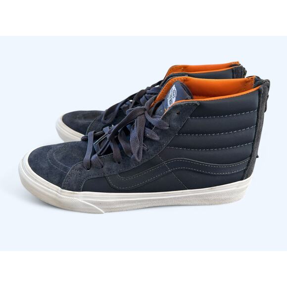 Vans x Scotchgard SK8-Hi Top Skate Shoes Sneakers Navy White Womens 9 Men's 7.5 - Picture 6 of 9